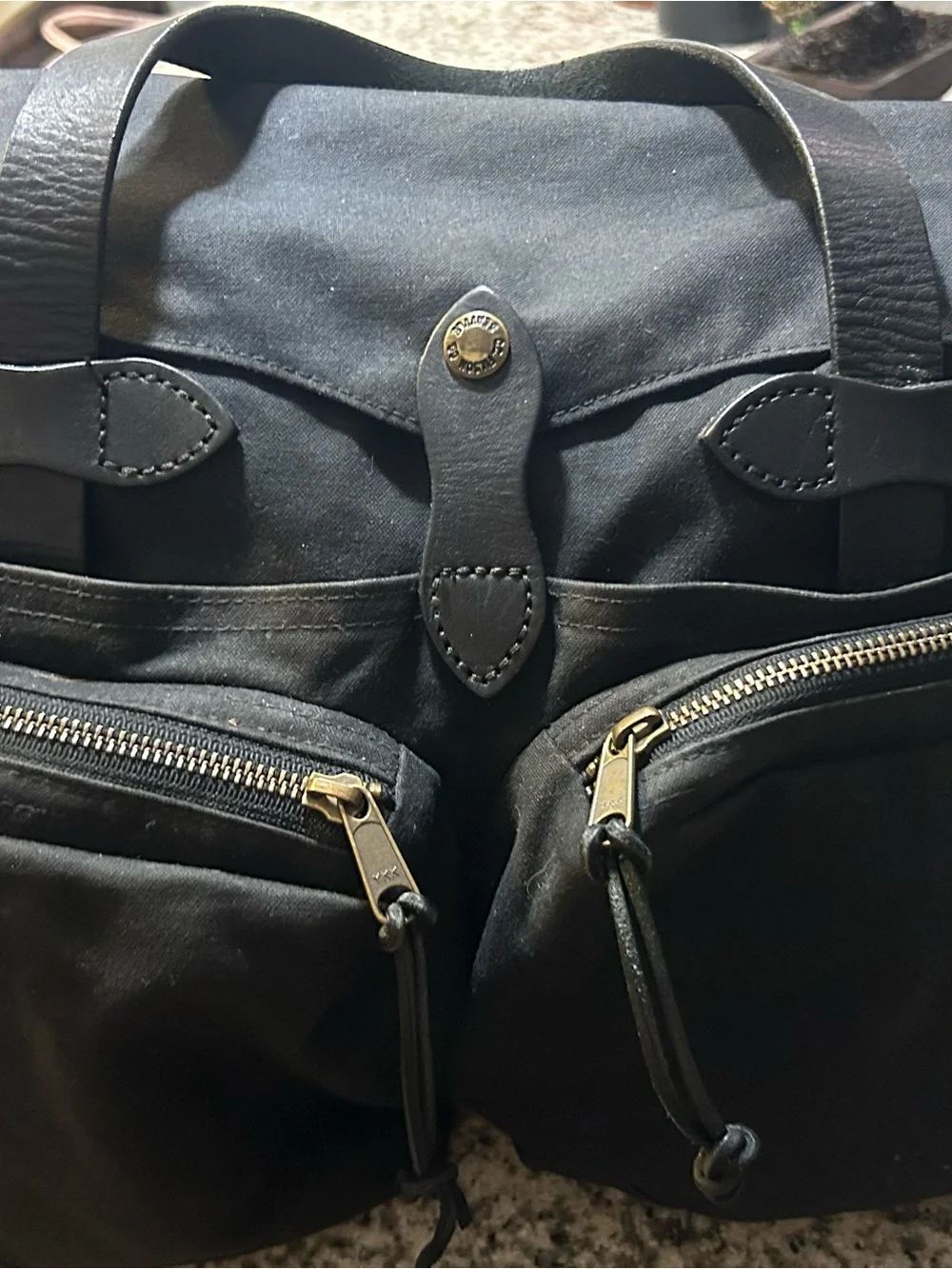 Filson Rare 24-Hour Briefcase in Black